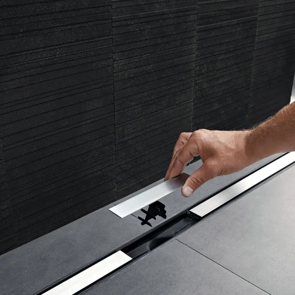 Душевой трап Geberit CleanLine 154.450.00.1 30-90cm (Inox/Black) - 3