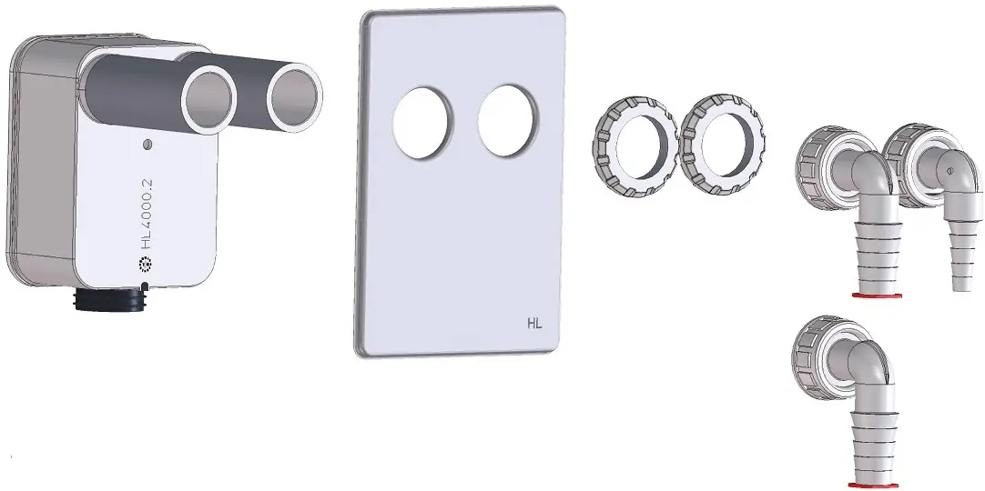 Kit pentru conectarea a 2 masini de spalat Hutterer & Lechner HL4000.2