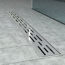 Душевой трап Mat eco G001-500 Lines 500x70 (Inox) Thumb