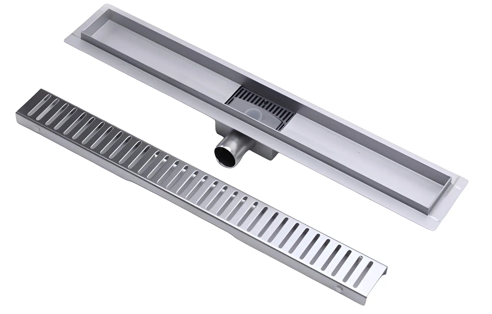 Душевой трап Mat eco G103-500 Stripes 500х70 (Inox) - 4
