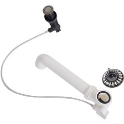 Сифон для мойки Reginox Push-Popup M1784 (Gun Metal)