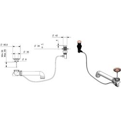 Сифон для мойки Reginox Push-Popup R35696 (Copper) Thumb