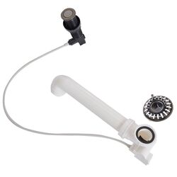 Сифон для мойки Reginox Push-Popup R35801 (Jet Black)