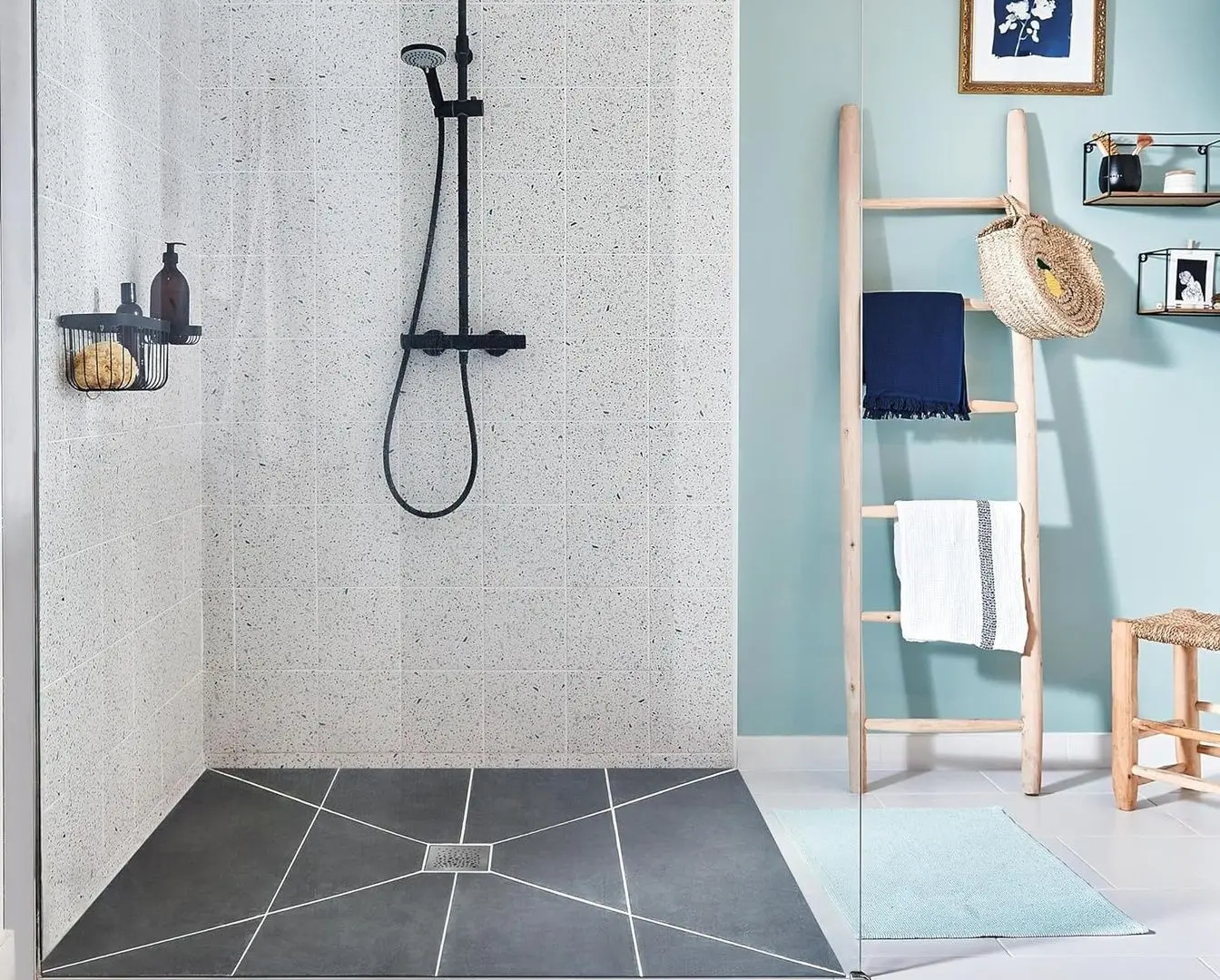 Rigola de dus Wirquin James Bond 360 30723967 115x115mm (Inox)