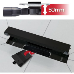 Душевой трап Wirquin Venisio Slim 500mm (Black) Thumb