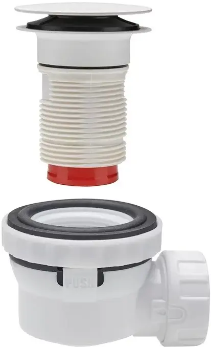Sifon pentru lavoar Wirquin Nano 30724957 (White) - 3