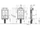 Instalare pentru vas WC Alcaplast Renovmodul AM115/1000