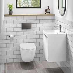 Кнопка смыва Alcaplast M57-GM-M (Gun Metal) Thumb