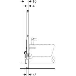 Инсталляция для биде Geberit Duofix 111.520.00.2 Thumb