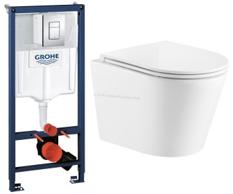 Instalare pentru vas WC + vas WC Grohe Rapid SL 38772001+Imprese Vltava c06809603