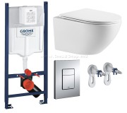 Instalare pentru vas WC + vas WC Grohe Rapid SL 38840000+Imprese Rozkos Twist c06310103