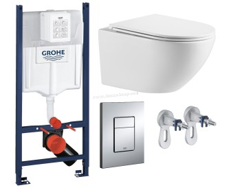 Instalare pentru vas WC + vas WC Grohe Rapid SL 38840000+Imprese Rozkos Twist c06310103