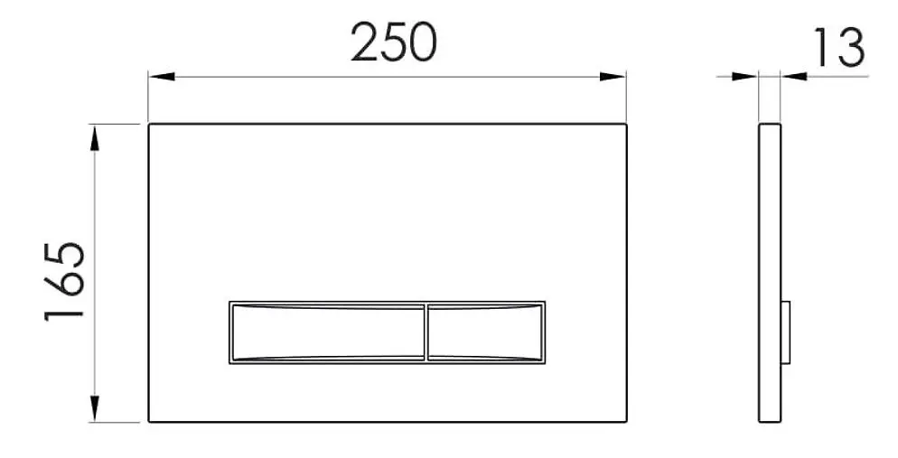 Butonul de scurgere Imprese i-Frame i7114PB (Black)
