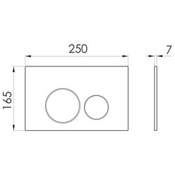 Кнопка смыва Imprese i7111SB (Black) Thumb