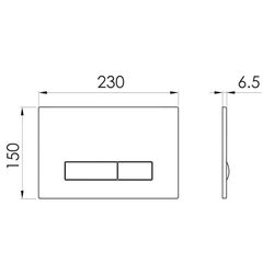 Кнопка смыва Imprese Pani i9100OLIpure (Chrome) Thumb