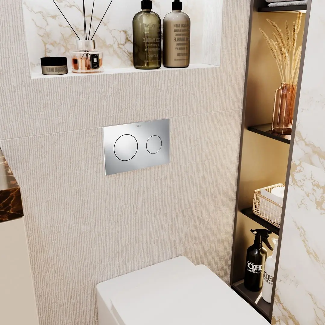 Кнопка смыва Roca PL10 A890089001 (Chrome)