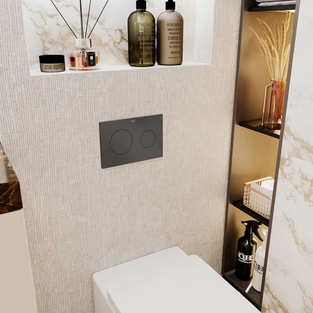 Кнопка смыва Roca PL10 A89008920M (Matte Coffee)