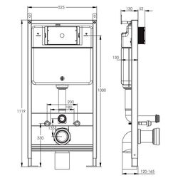 Instalare pentru vas WC 3in1 Volle Master Evo 212010 Thumb