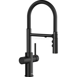 Смеситель для мойки Blanco Catris-S Flexo Filter 526707 (Black Matt)