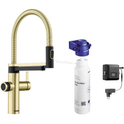 Смеситель для мойки Blanco Evol-S Pro 527430 (Satin Gold)