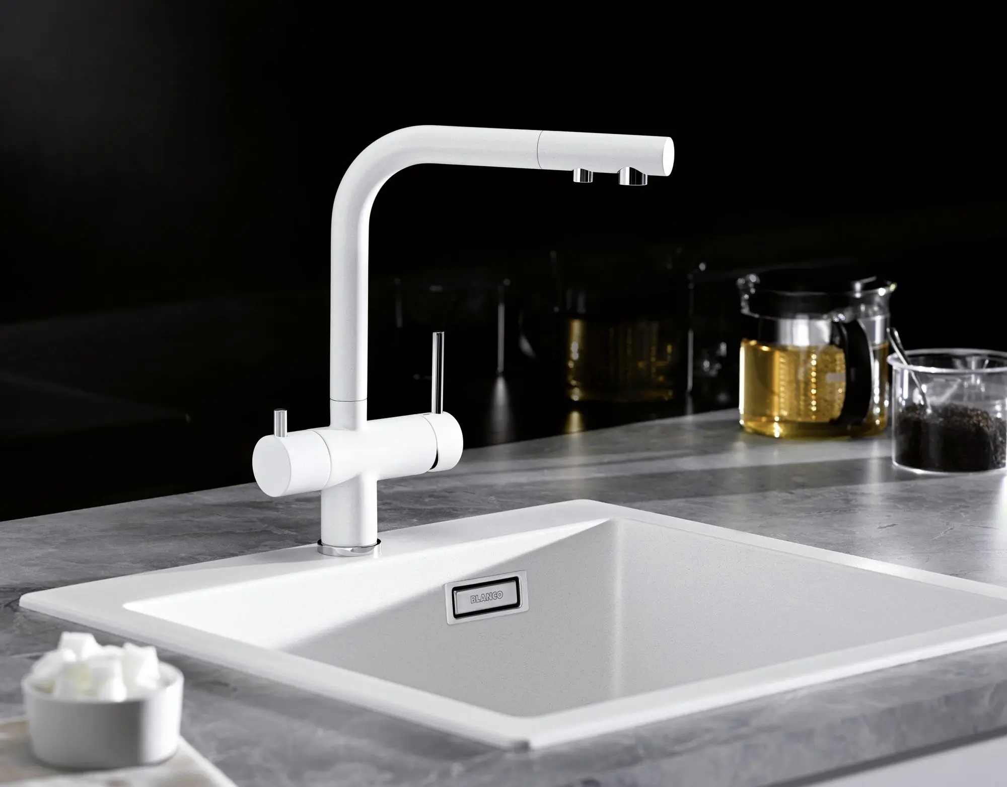 Смеситель для мойки Blanco Fontas II 523134 (White) - 2