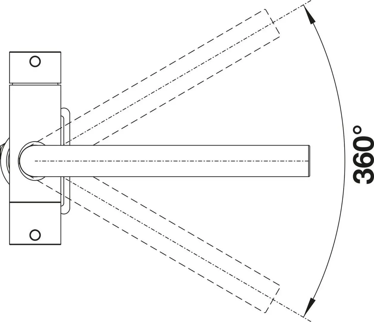 Baterie pentru chiuveta Blanco Fontas II Filter 527736 (Satin Dark Steel) - 4