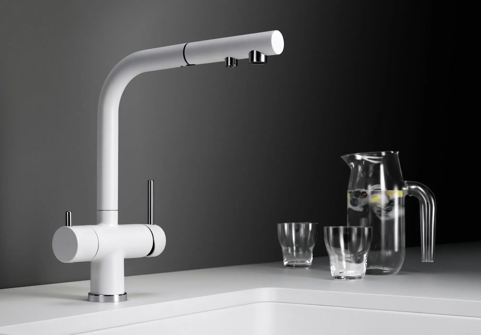 Смеситель для мойки Blanco Fontas-S II 525204 (White) - 2