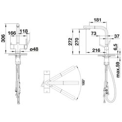 Baterie pentru chiuveta Blanco Fontas-S II 526947 (Soft White) Thumb