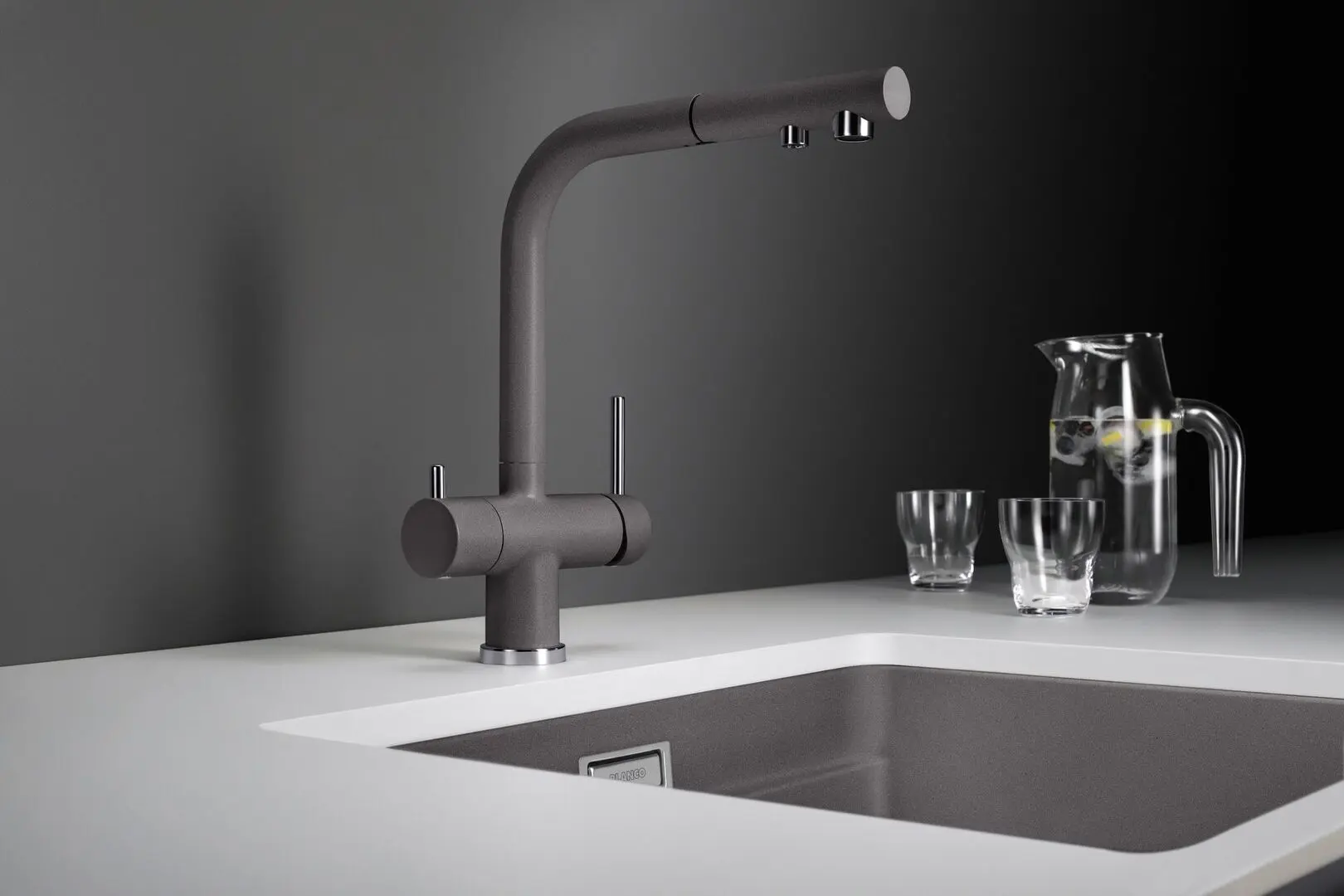 Baterie pentru chiuveta Blanco ontas-S II Filter 525200 (Anthracite)