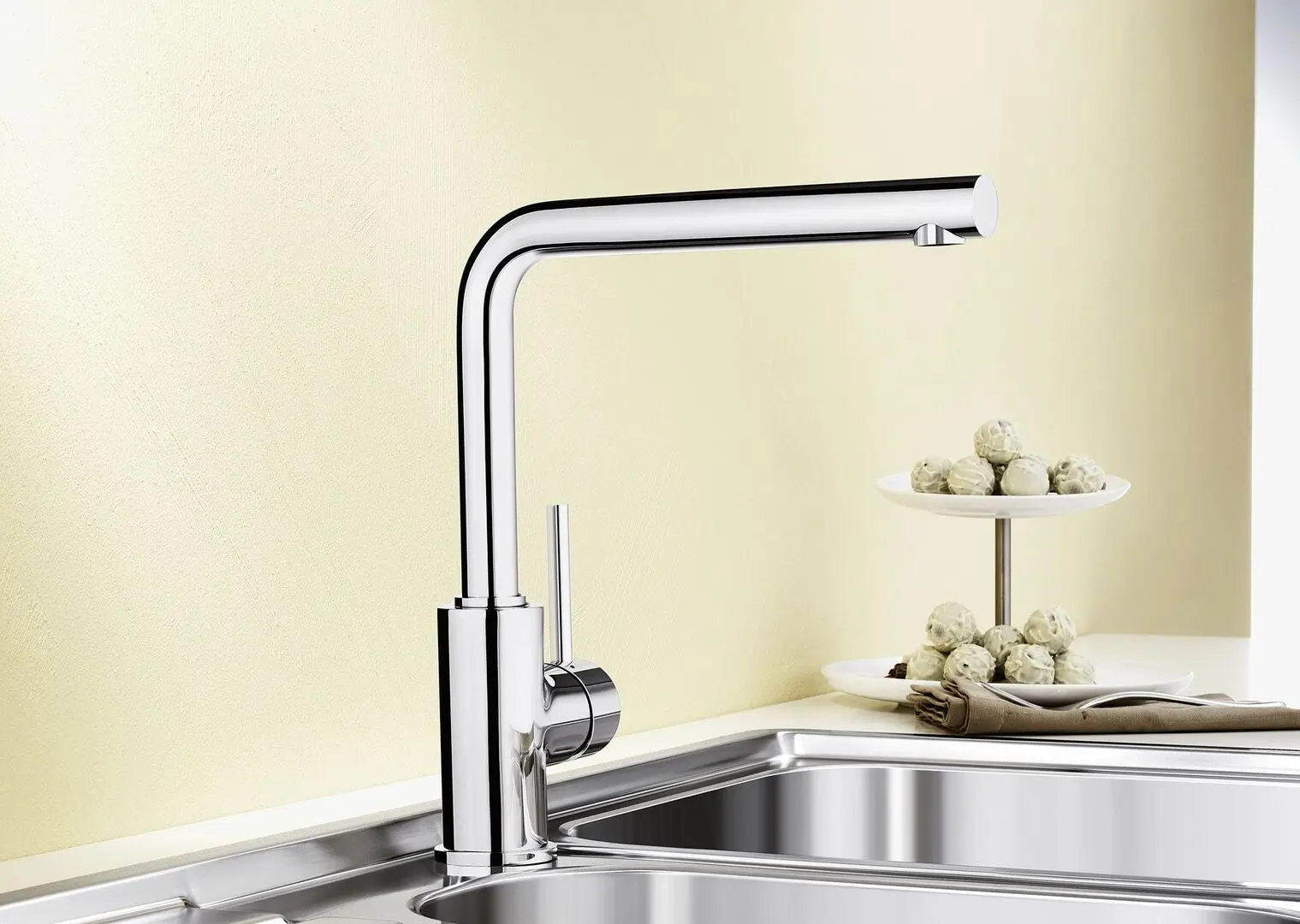 Baterie pentru chiuveta Blanco Mila 519414 (Chrome)