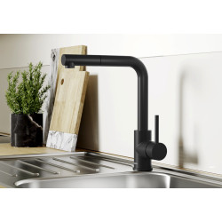 Смеситель для мойки Blanco Mila-S 526660 (Black) Thumb