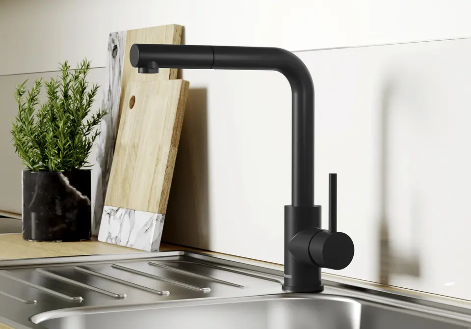 Смеситель для мойки Blanco Mila-S 526660 (Black) - 2