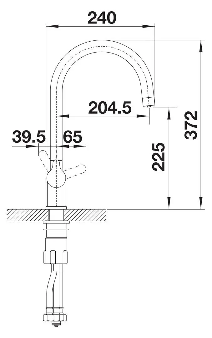 Baterie pentru chiuveta Blanco Trima 526273 (Black) - 3