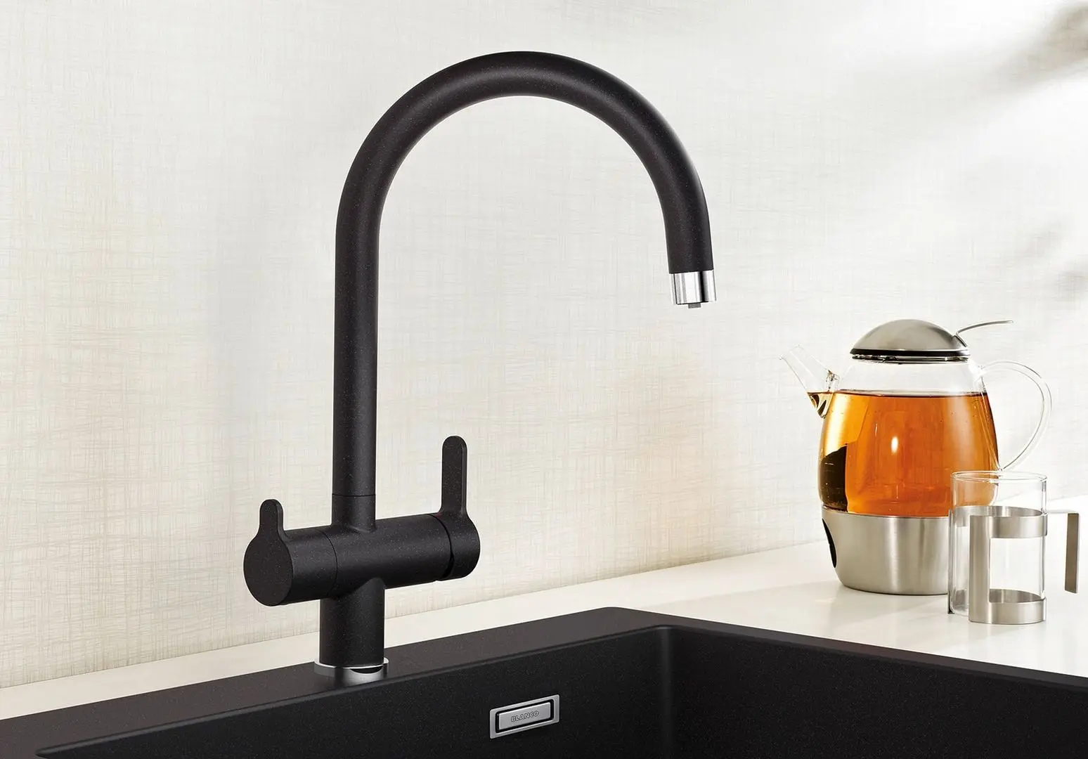 Baterie pentru chiuveta Blanco Trima 526273 (Black) - 2