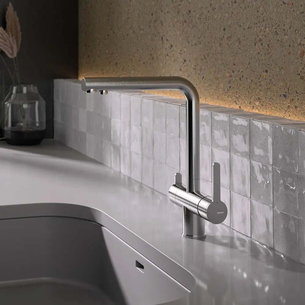 Смеситель для мойки Clever Nexus (Inox) - 2