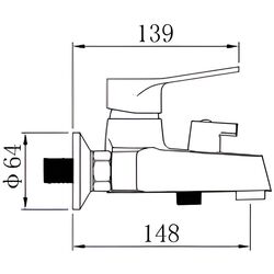 Baterie pentru cada si dus Darco Ultra 49173 (Chrome) Thumb