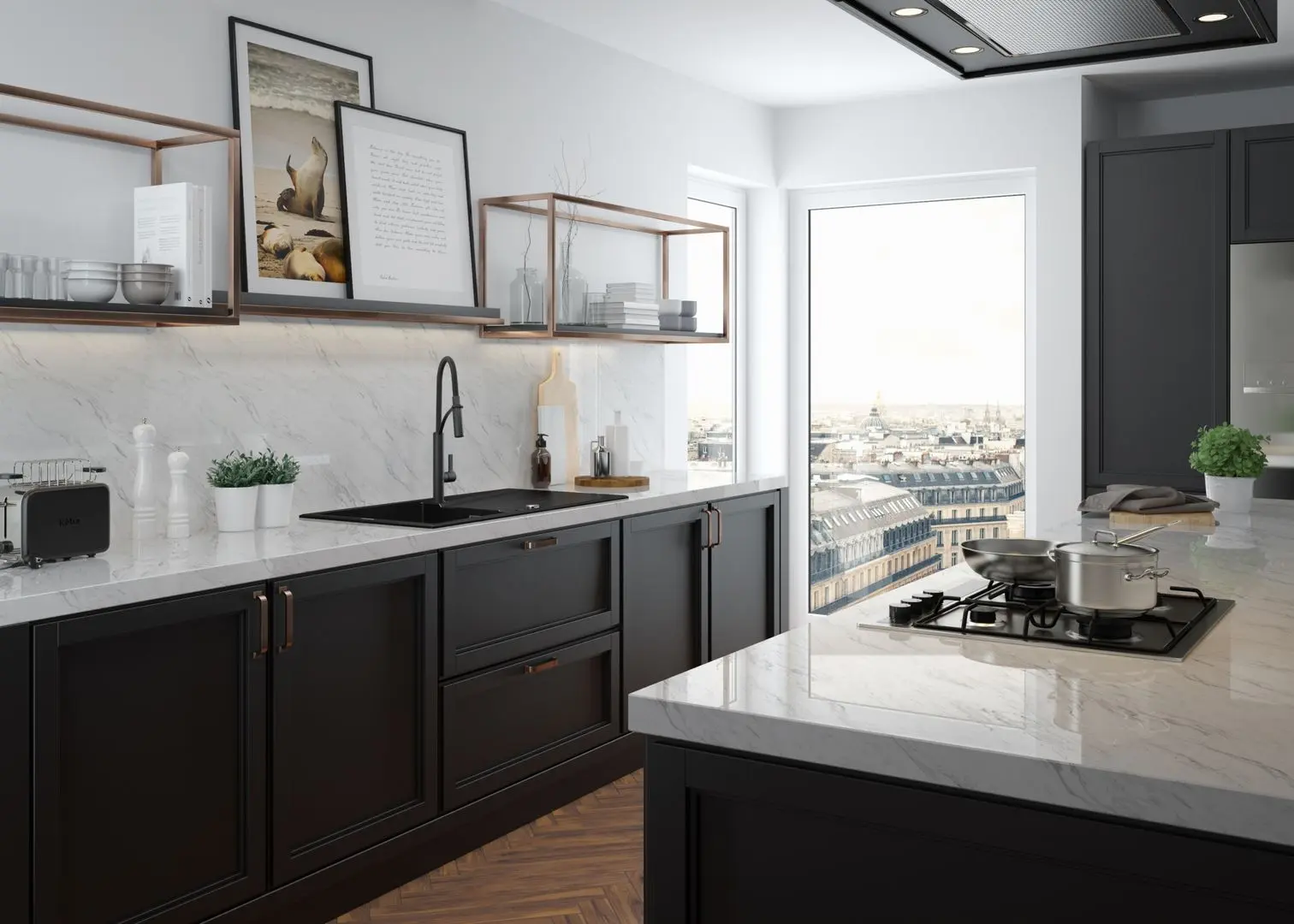 Смеситель для мойки Deante Gerbera BGB-N72M (Black) - 3