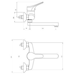Смеситель для умывальника Deante Neo Joko BOJ 050M (Chrome) Thumb