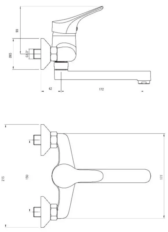 Смеситель для умывальника Deante Neo Joko BOJ 050M (Chrome) - 2