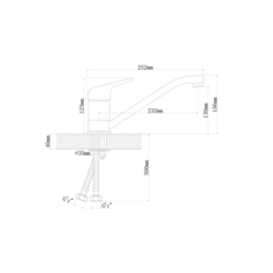 Смеситель для мойки Dr.Gans Nota (Black) Thumb