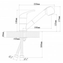 Смеситель для мойки Dr.Gans Sonata (Terracota) Thumb