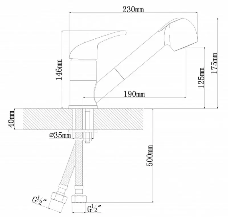 Смеситель для мойки Dr.Gans Sonata (Terracota) - 2