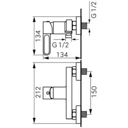Baterie pentru dus F-Design Zaffiro FD1-ZFR-7-33 (White) Thumb
