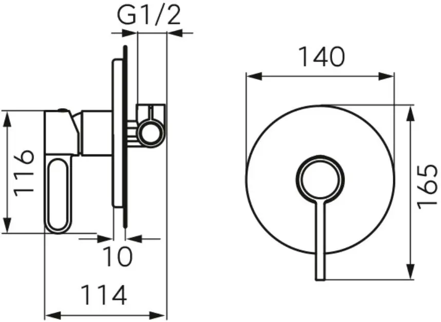 Смеситель для душа F-Design Zaffiro FD1-ZFR-7PA-33 (White)