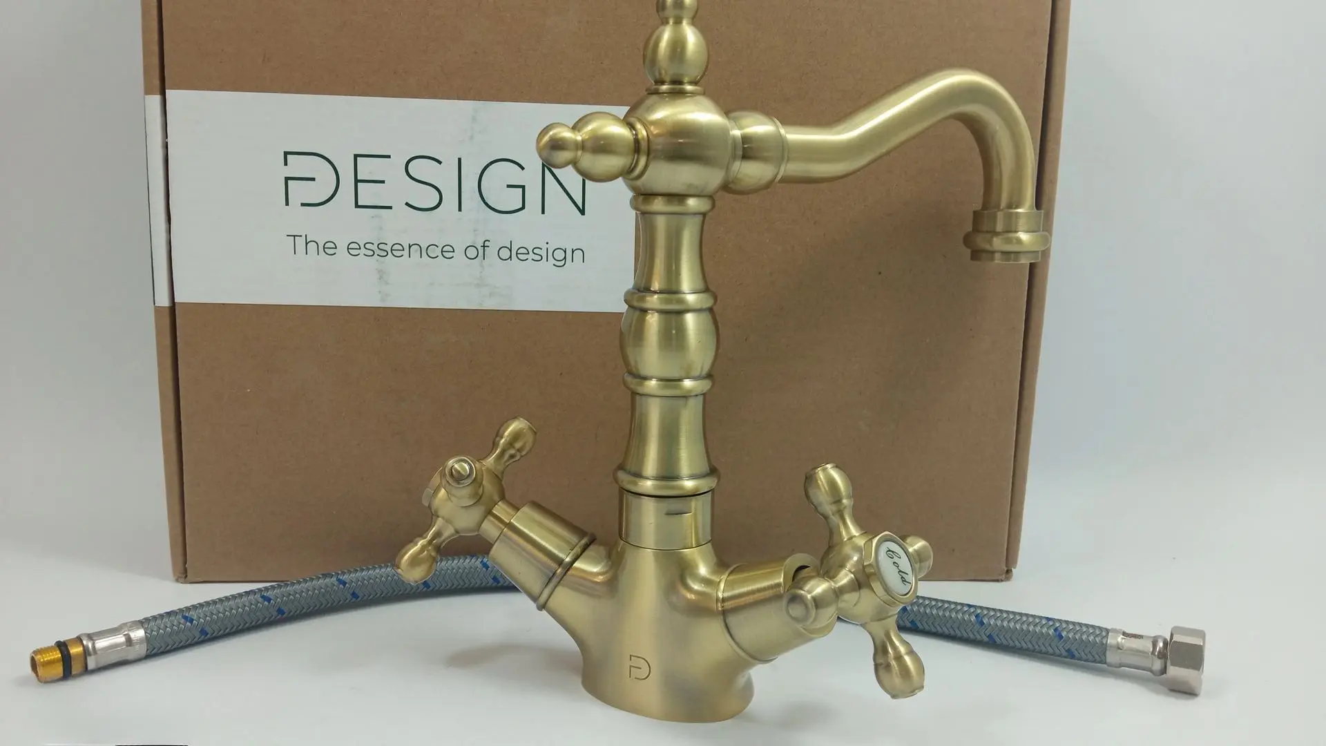 Смеситель для мойки F-Design Lacrima FD1-LRA-4-66 (Bronze)