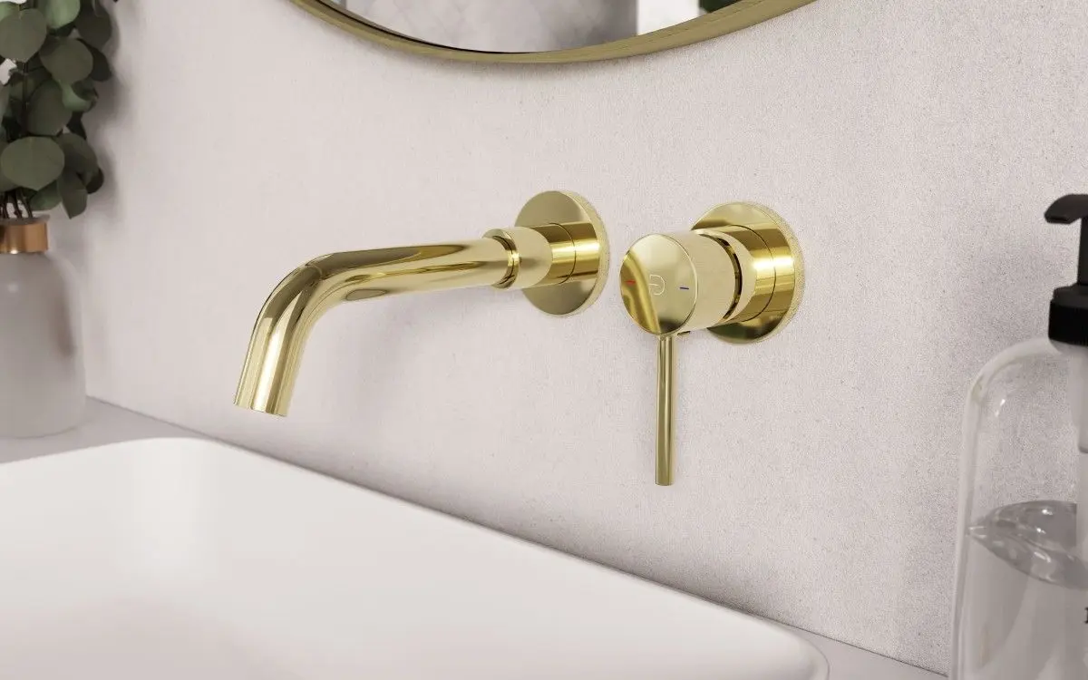 Baterie pentru lavoar F-Design Flusso FD1-FLS-3PA-55 (Gold) - 2