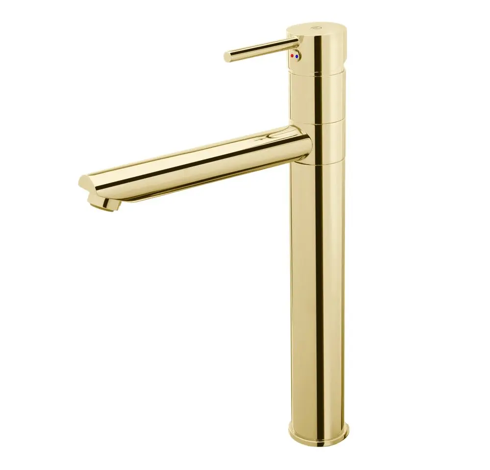 Смеситель для умывальника F-Design Flusso Gold FD1-FLS-2L-55 (Golden)