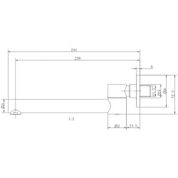 Baterie pentru lavoar F-Design Inula FD8-001-11 (Chrome) Thumb