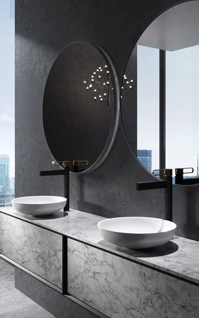 Смеситель для умывальника F-Design Zaffiro FD1-ZFR-2-33 (White)