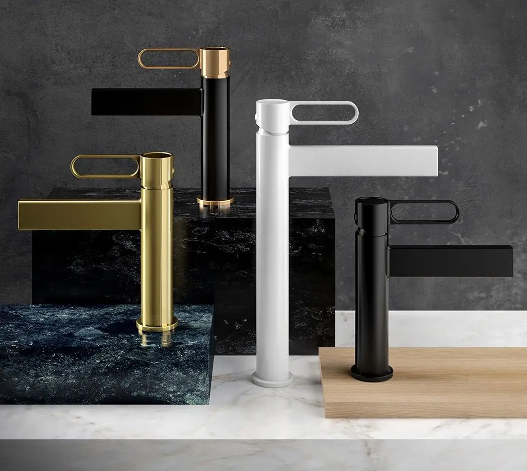 Смеситель для умывальника F-Design Zaffiro FD1-ZFR-2L-22 (Black)